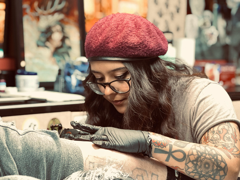 dallas tattoo artist kat