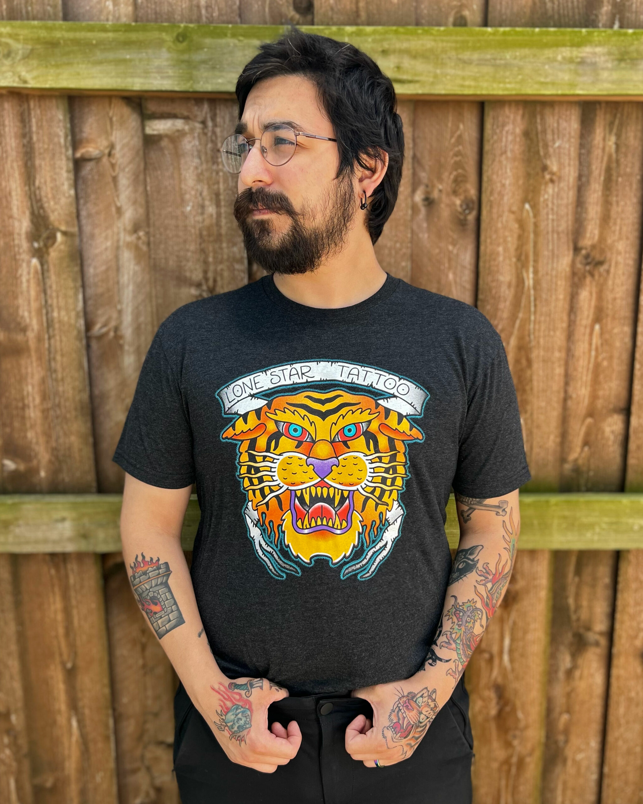 dallas-traditional-tattoo-t-shirt-tiger