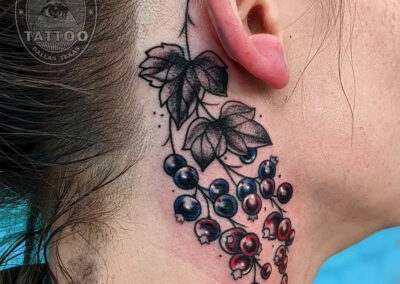 dallas traditional tattoo berries