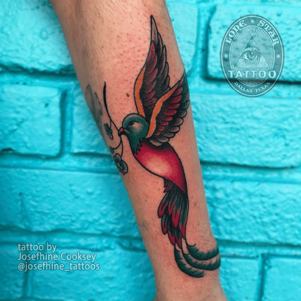dallas traditional tattoo bird