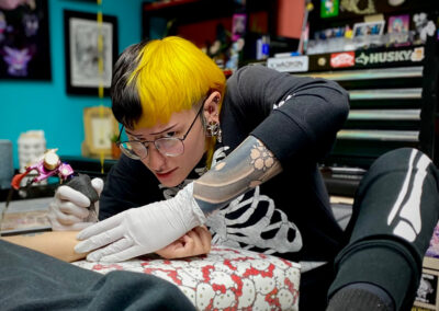 cassie tattooing b funny