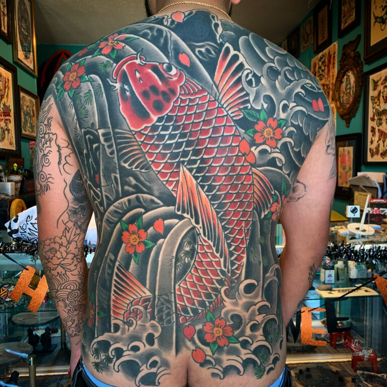 Irezumi artists tattoo by Scott Cooksey