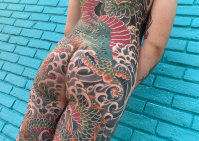 japanese tattoo studio full back