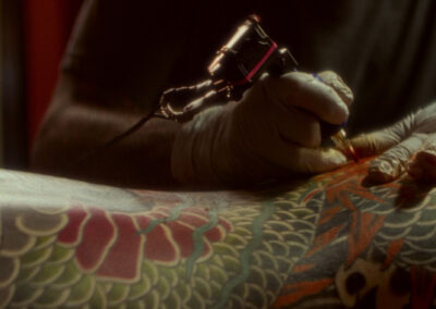 traditional japanese tattoo artist