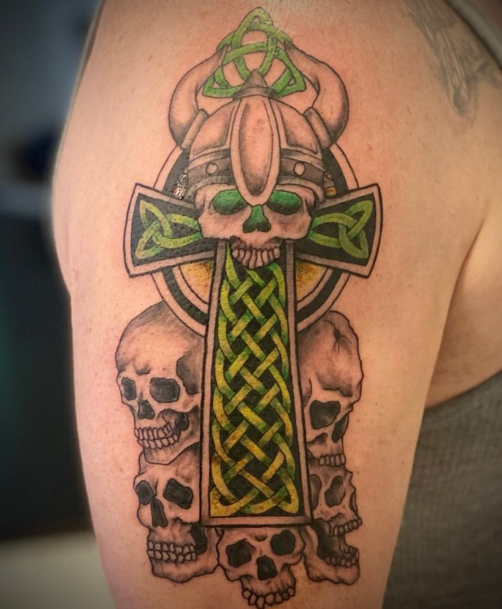 dallas tattoo celtic blackwork knotwork