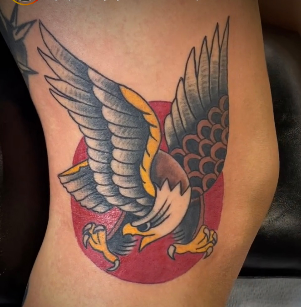 dallas tattoo traditional eagle