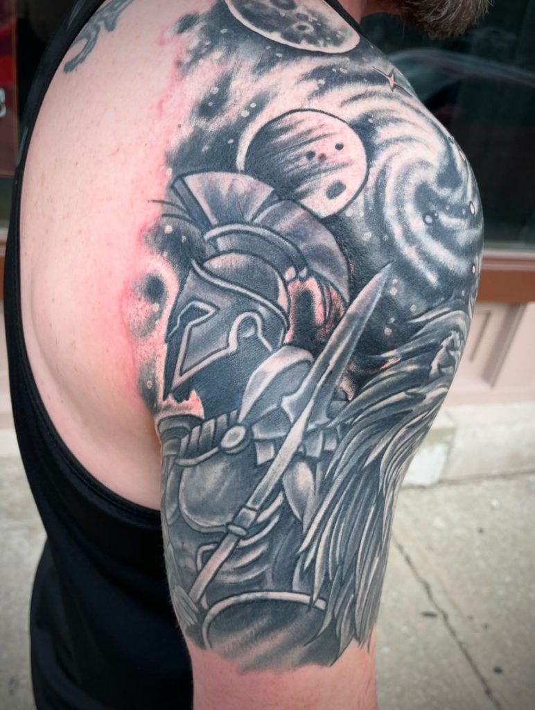 chris mcneill spartan tattoo